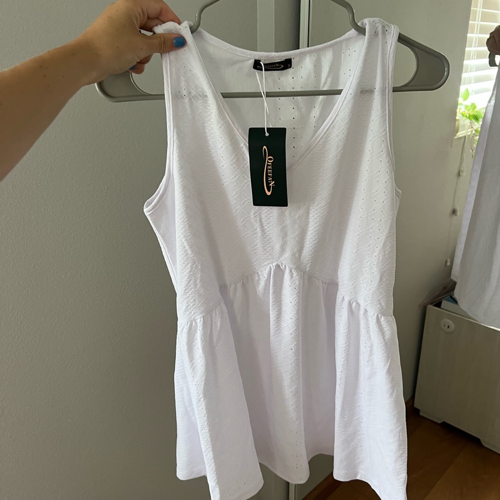 AMAZON white tank